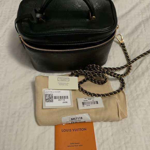 LOUIS VUITTON Monogram Ink Vanity PM Black - Picture 7 of 9